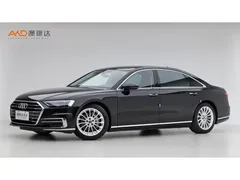 2021 Audi A8L 50 TFSI quattro Comfort, чёрный — фото 1