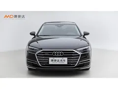2021 Audi A8L 50 TFSI quattro Comfort, чёрный — фото 2