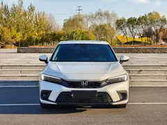 2023 Honda Civic Hatchback 240TURBO CVT, белый — фото 2