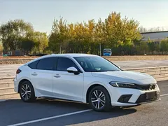 2023 Honda Civic Hatchback 240TURBO CVT, белый — фото 3