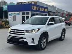2018 Toyota Highlander 2.0T 4WD Elite 7-seat China VI, белый — фото 1