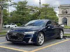 2022 Audi A7L 45 TFSI S-line Dream Future Edition, синий — фото 1
