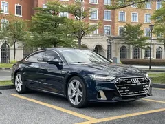 2022 Audi A7L 45 TFSI S-line Dream Future Edition, синий — фото 3