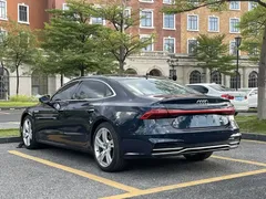 2022 Audi A7L 45 TFSI S-line Dream Future Edition, синий — фото 4