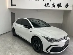 2023 Volkswagen Golf 280TSI DSG R-Line Lite, белый — фото 3