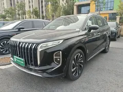 2024 Hongqi HS7 2.0T PHEV 4WD 6, чёрный — фото 2