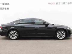 2022 Audi A7L 45 TFSI S-line, чёрный — фото 4