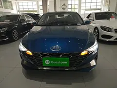 2022 Hyundai Elantra 1.5L CVT GLX Elite, синий — фото 3