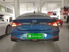 2022 Hyundai Elantra 1.5L CVT GLX Elite, синий — фото 6