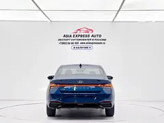 2022 Hyundai Elantra 1.5L CVT LUX Premium, синий — фото 5