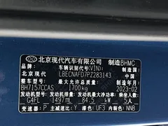 2022 Hyundai Elantra 1.5L CVT LUX Premium, синий — фото 23