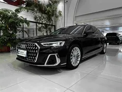 2023 Audi A8L 45 TFSI quattro Luxury, чёрный — фото 1