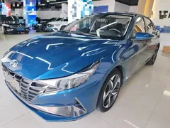 2021 Hyundai Elantra 1.5L CVT GLX Elite, синий — фото 2