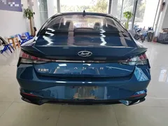 2021 Hyundai Elantra 1.5L CVT GLX Elite, синий — фото 6