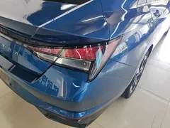 2021 Hyundai Elantra 1.5L CVT GLX Elite, синий — фото 8