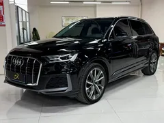 2022 Audi Q7 55 TFSI quattro S line Sport, чёрный — фото 1
