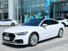 2021 Audi A7 45 TFSI, белый — фото 1