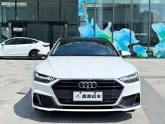2021 Audi A7 45 TFSI, белый — фото 2