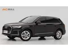 2021 Audi Q7 2.0T 45TFSI quattro S line Sport, чёрный — фото 1