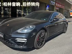 2022 Porsche Panamera 4 2.9T Long Wheelbase Platinum, чёрный — фото 1