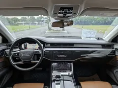 2021 Audi A8L 60 TFSI quattro Premium, чёрный — фото 14