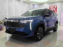 2023 Geely Atlas L 2.0TD DCT Flagship, синий — фото 1