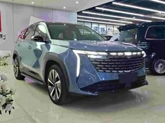 2023 Geely Atlas L 2.0TD DCT Flagship, синий — фото 3