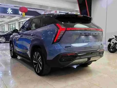 2023 Geely Atlas L 2.0TD DCT Flagship, синий — фото 17