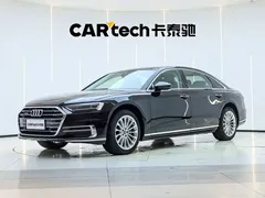 2021 Audi A8L 50 TFSI quattro Comfort, чёрный — фото 1