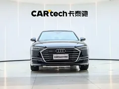 2021 Audi A8L 50 TFSI quattro Comfort, чёрный — фото 2