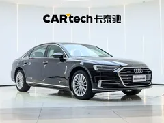 2021 Audi A8L 50 TFSI quattro Comfort, чёрный — фото 4