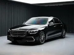 2023 Mercedes-Benz S-Class S 400 L Luxury, чёрный — фото 1