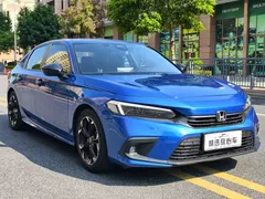 2022 Honda Civic 240TURBO CVT, синий — фото 3