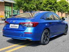 2022 Honda Civic 240TURBO CVT, синий — фото 4