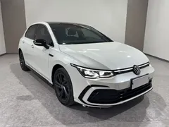 2021 Volkswagen Golf 280TSI DSG R-Line, белый — фото 2