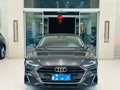 2021 Audi A7 45 TFSI, чёрный — фото 2