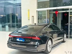 2021 Audi A7 45 TFSI, чёрный — фото 7