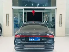 2021 Audi A7 45 TFSI, чёрный — фото 8