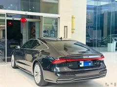 2021 Audi A7 45 TFSI, чёрный — фото 9