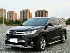 2021 Toyota Highlander 2.0T 4WD Luxury 7, чёрный — фото 1
