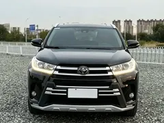 2021 Toyota Highlander 2.0T 4WD Luxury 7, чёрный — фото 2