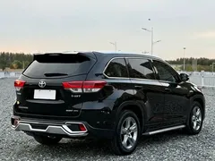 2021 Toyota Highlander 2.0T 4WD Luxury 7, чёрный — фото 3
