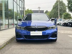 2021 BMW 3 Series 325i M Sport Night Package, синий — фото 2