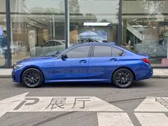 2021 BMW 3 Series 325i M Sport Night Package, синий — фото 4
