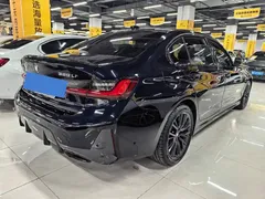 2023 BMW 3 Series 325Li M Sport Dark Night Package, чёрный — фото 12