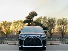 2020 Lexus LM 300h 7-seat, чёрный — фото 1