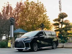 2020 Lexus LM 300h 7-seat, чёрный — фото 3
