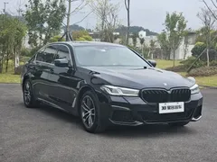 2022 BMW 5 Series 525Li M Sport Package, чёрный — фото 3