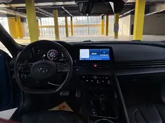 2021 Hyundai Elantra 240TGDi DCT LUX Premium, синий — фото 9