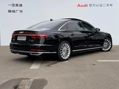 2022 Audi A8L 50 TFSI quattro Comfort Collector's Edition, чёрный — фото 4